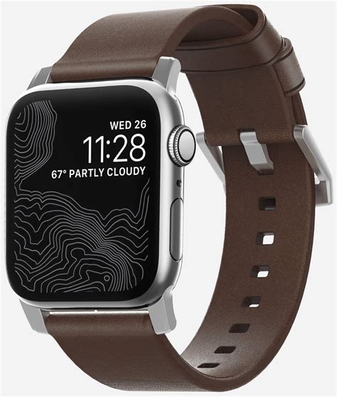 best apple watch ultra leather bands|thick leather apple watch band.